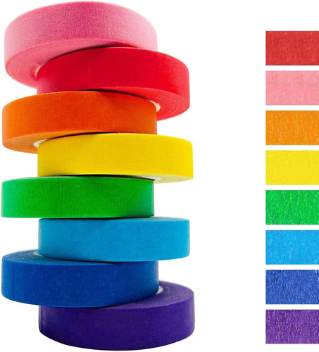 Nastro adesivo colorato - colorato, 8