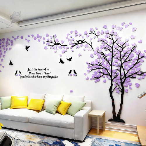 Adesivi murali albero - murali, 3d