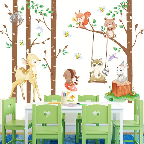 Adesivi murali bambini - bambini, animali