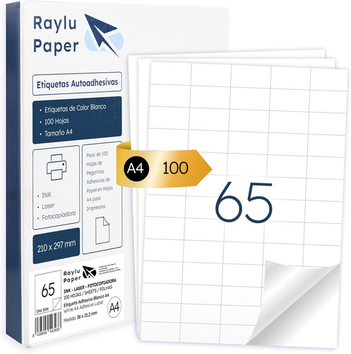 Carta adesiva a4 bianca - ®,